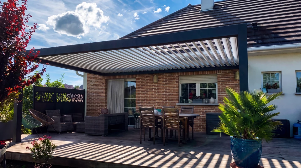 Patio sous pergola